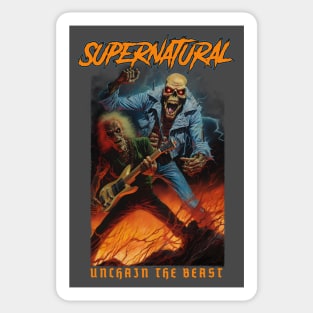 Supernatural Heavy Rock Death Metal Sticker